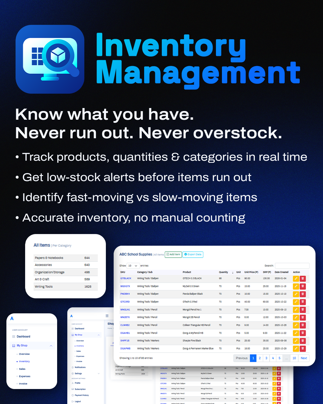 AVA Inventory Management